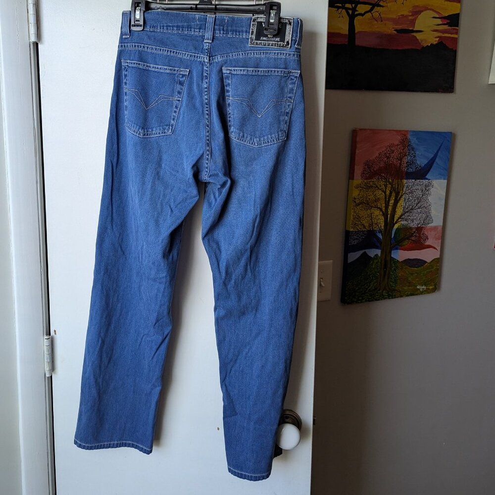 Versace Jeans Couture Straight Leg Denim Pants - Picture 8 of 15